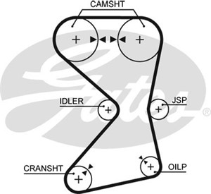 Hammashihna, HYUNDAI LANTRA I, MITSUBISHI COLT III, LANCER IV, MIRAGE Halvkombi III, 24312-33010, 24312-33020, 24312-33030, 24312-33040,