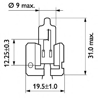 Kaukovalopolttimo PHILIPS 12311C1