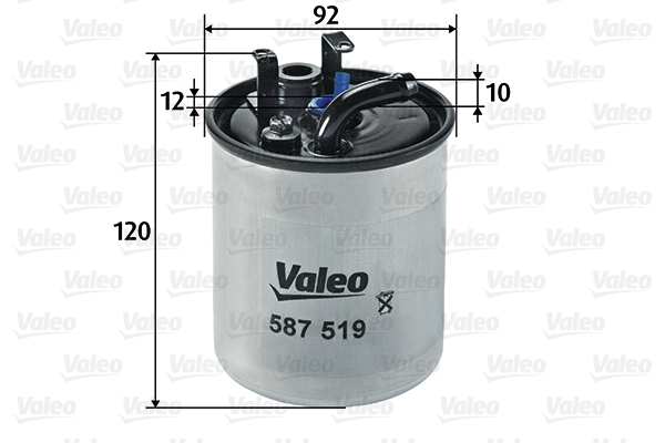 Polttoainesuodatin VALEO 587519