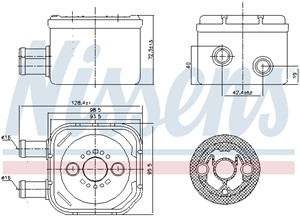 Öljynjäähdytin, moottoriöljy, AUDI,FORD,SEAT,SKODA,VW, 028 117 021C, 028 117 021E, 028 117 021H, 028.117.021 C, 028117021, 028117021D