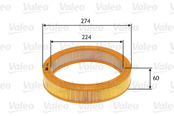 Ilmansuodatin VALEO 585619
