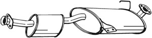 Keskiäänenvaimentaja, OPEL FRONTERA A, FRONTERA A Sport, VAUXHALL FRONTERA Mk I, 5852859, 91147956