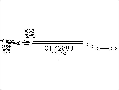 Pakoputki MTS 01.42880