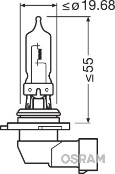 Kaukovalopolttimo OSRAM 69005SBP