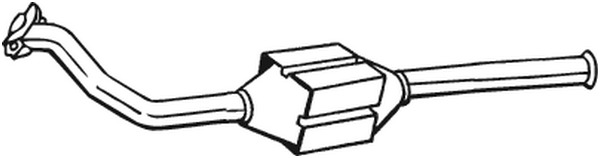 Jälkiasennuskatalysaattori BOSAL 099-616