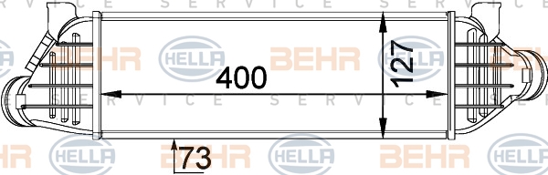 Välijäähdytin HELLA 8ML 376 746-651