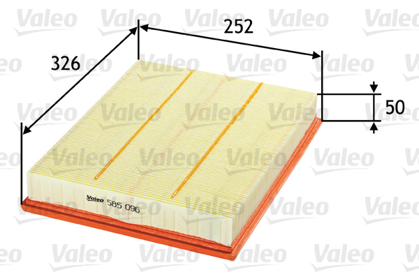 Ilmansuodatin VALEO 585096