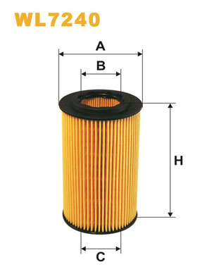 Öljynsuodatin WIX FILTERS WL7240