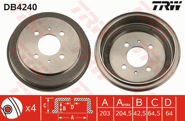 Jarrurumpu TRW DB4240