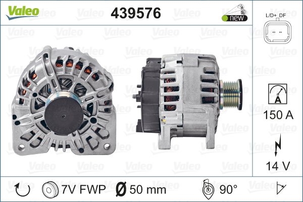 Laturi VALEO 439576
