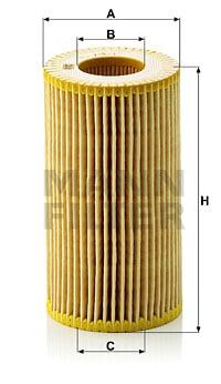 Öljynsuodatin MANN-FILTER HU 718/1 n