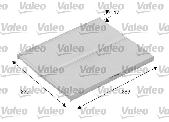 Raitisilmasuodatin VALEO 698167