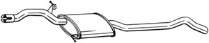 Keskiäänenvaimentaja, AUDI A4 B8, A4 B8 Avant, 8K0253409E