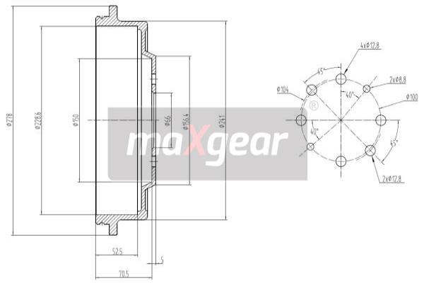 Jarrurumpu MAXGEAR 19-1361