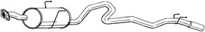 Takaäänenvaimentaja, TOYOTA HIACE Buss IV, HIACE Skåp IV, 1743075140, 1743075141