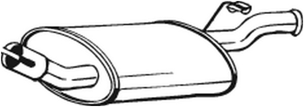 Takaäänenvaimentaja BOSAL 154-775