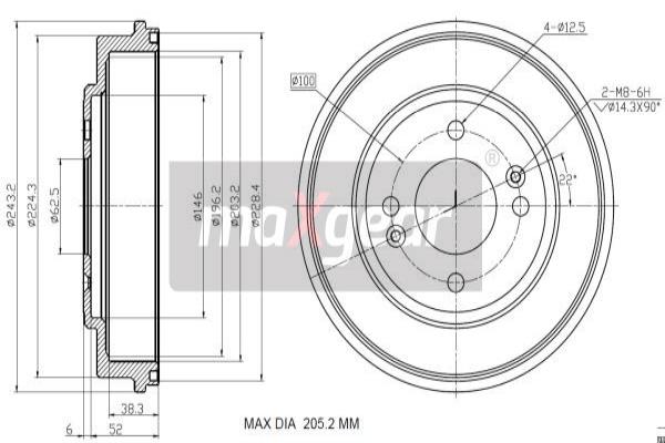 Jarrurumpu MAXGEAR 19-3201