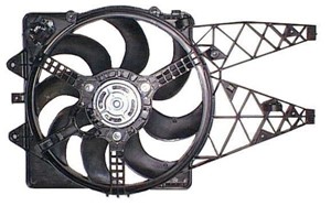 Tuuletin, moottorin jäähdytys, CHRYSLER DELTA, FIAT BRAVO II, LANCIA DELTA III, 11213-50020, 1121350021, 2T145310AF, 4 401 617, 51805133