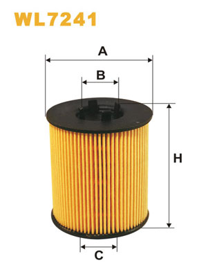 Öljynsuodatin WIX FILTERS WL7241
