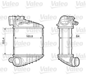 Välijäähdytin, AUDI,SEAT,SKODA,VW, 1J0145803A, 1J0145803F, 1J0145803S, 1J0145803T