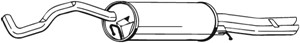 Takaäänenvaimentaja, AUDI A4 B5, A4 B5 Avant, 8D0253609BR, 8D0253609E
