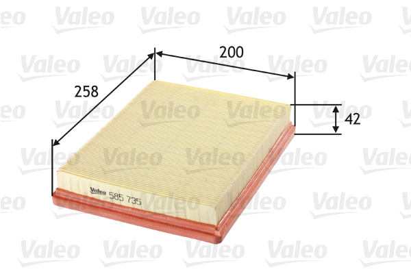 Ilmansuodatin VALEO 585735