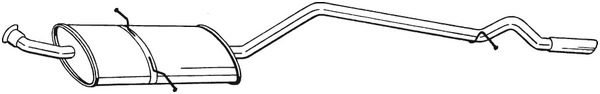Takaäänenvaimentaja BOSAL 291-429