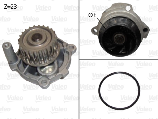 Vesipumppu VALEO 506790