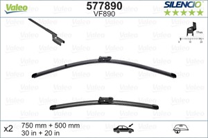 Pyyhkijänsulka, Edessä, FORD TRANSIT V363 Buss, TRANSIT V363 Flak/chassi, TRANSIT V363 Skåp, 1852939, 1853024, 1880029, 1880030, 1949449