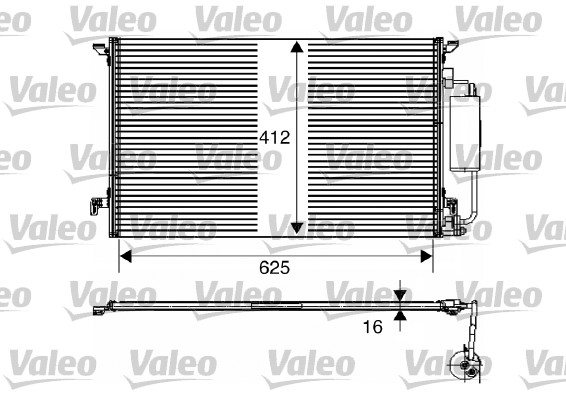 Lauhdutin, ilmastointilaite VALEO 817711