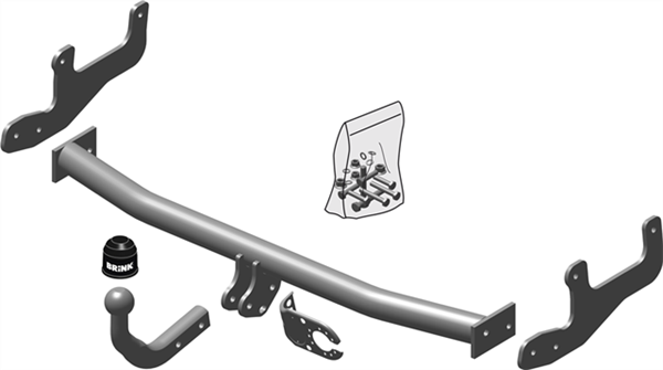 Vetokoukku BRINK 445000 Renault Clio '05-12