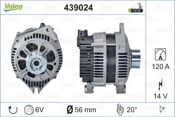 Laturi VALEO 439024