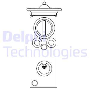 Paisuntaventtiili, ilmastointilaite DELPHI CB1012V