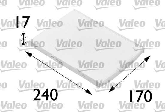 Raitisilmasuodatin VALEO 698689
