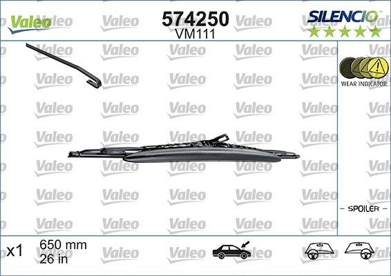 Pyyhkijänsulka VALEO 574250