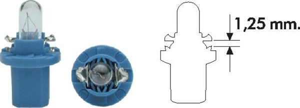 Polttimo, mittariston valo MAGNETI MARELLI 002051300000