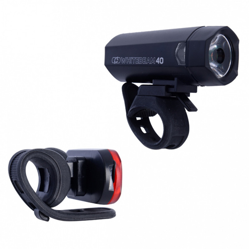 OXC Valaisin Bright Torch LED Setti, etu 40Lm, taka 2 Lm