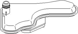 Hydrauliikkasuodatin, automaattivaihteisto, CITROËN,DS,PEUGEOT,RENAULT, 2263 33, 8200 807 136