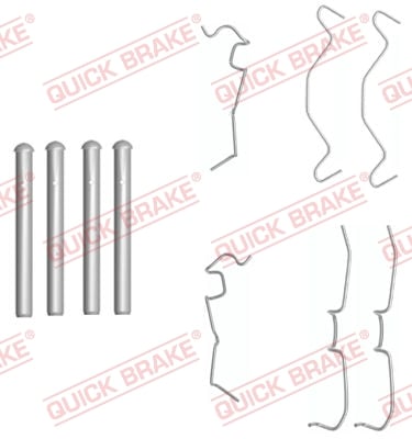 Tarvikesarja, jarrupala QUICK BRAKE 109-1650
