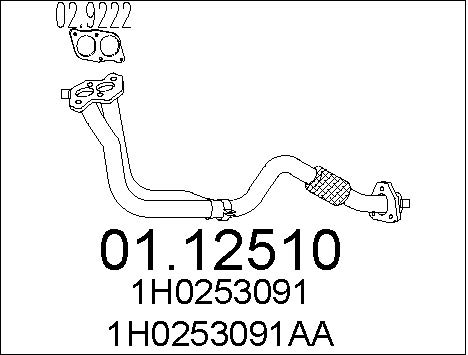 Pakoputki MTS 01.12510