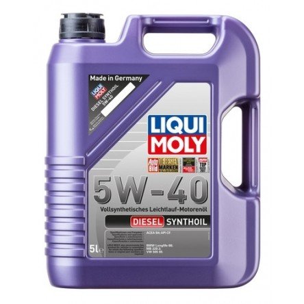 Moottoriöljy LIQUI MOLY DIESEL SYNTHOIL 5W40 5L