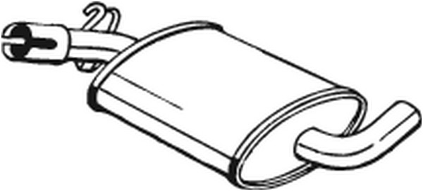 Keskipönttö BOSAL 233-407