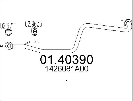 Pakoputki MTS 01.40390
