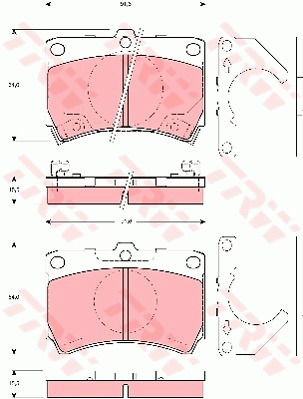 Jarrupalasarja, levyjarru TRW GDB3252