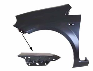 Lokasuoja, Eteen, oikea, FIAT GRANDE PUNTO, PUNTO, PUNTO EVO, PUNTO EVO Skåp/halvkombi, PUNTO Skåp/halvkombi, 51777437, 51855634, 519011