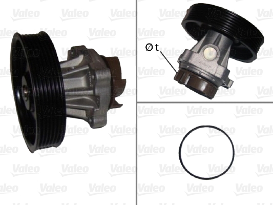 Vesipumppu VALEO 506716