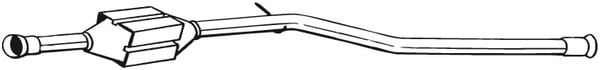 Jälkiasennuskatalysaattori BOSAL 099-868