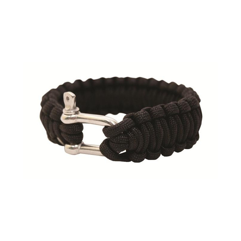 Buscraft Paracord ranneke, metalli soljella