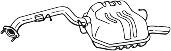 Takaäänenvaimentaja BOSAL 171-025