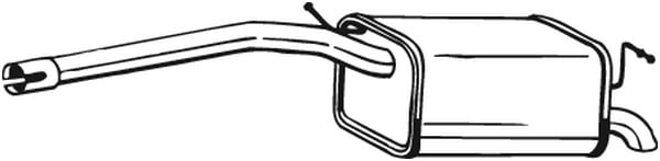 Takaäänenvaimentaja BOSAL 233-059